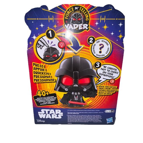 Star Wars Force N Telling Vader Electronic Figure- Black NIB - Picture 6 of 7
